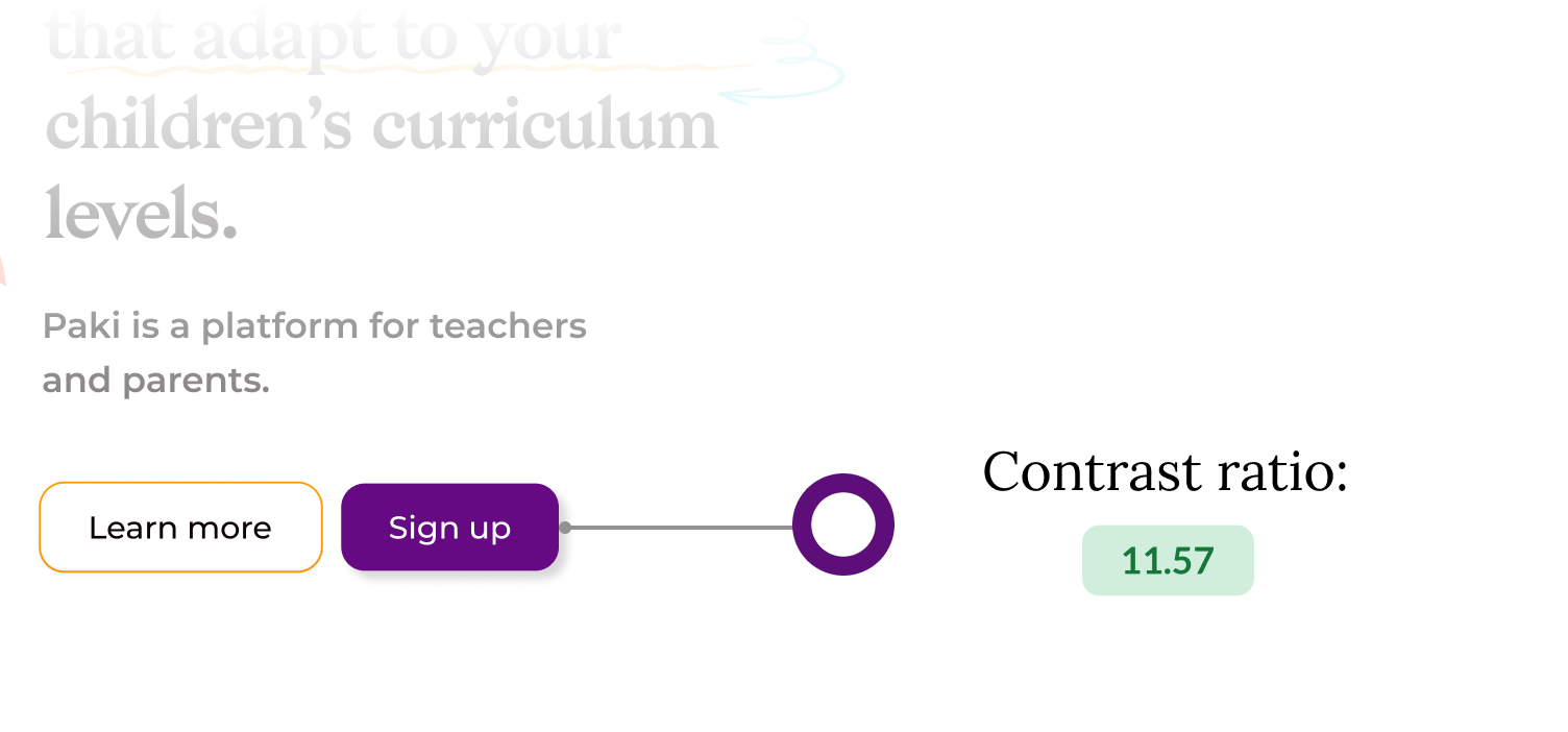 Paki - contrast ratio
